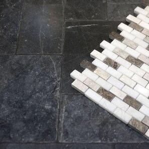 Mosaico di marmo Mix Lucidato, 3,2 x 1,5 cm (Emperador/Tundra/Mugla)