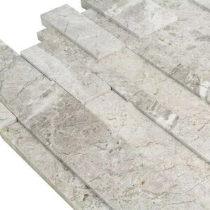 Mosaico di Marmo Tundra Grigio 3D Polisata da muro