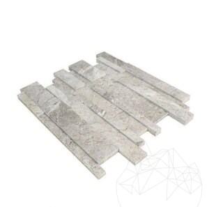 Mosaico di Marmo Tundra Grigio 3D Polisata da muro