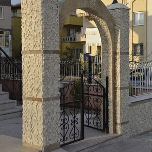 Mosaico Travertino Classico 3D Scapitat, 2,5 x 2,5 cm