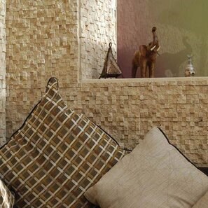 Mosaico Travertino Classico 3D Scapitat, 2,5 x 2,5 cm