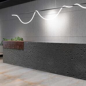 Lastra di Granito Native Black Lineal Extreme Dark Design 2CM