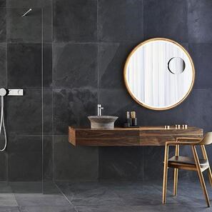 Ardesia Nero Spazzolata 60 x 60 x 1 cm