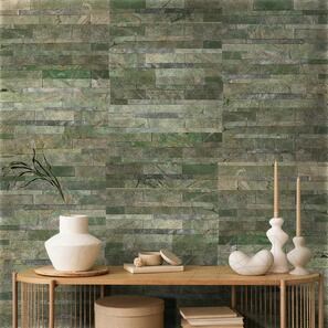 Pannello flessibile Marble SKIN Express - Rain Forest Green, 60x15 cm, autoadesivo 3M per il rivestimento di interni
