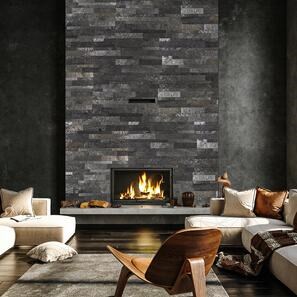 SKIN Panel 3D Express - Black Star, 60x15 cm, autoadesivo 3M per rivestimenti interni di mobili e pareti