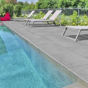 Pietra sinterizzata L'ALTRA PIETRA Porcea Indus Grey, 60 X 90 X 2 cm, R11 - Antiscivolo per uso esterno
