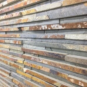Pannello ardesia Multi Stripes, 15 x 60 cm