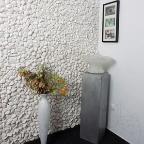 Ciottoli di marmo Alba Thassos, 1-3 cm Sacco 20 kg