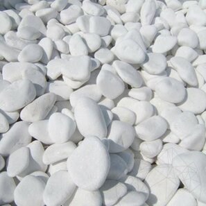 Ciottoli di marmo Alba Thassos, 1-3 cm Sacco 20 kg