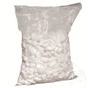 Ciottoli Marmura Alba Thassos, 3-6 cm Sacco 20 kg