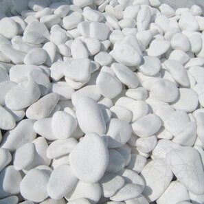 Ciottoli Marmo Alba Thassos, 6-10 cm KG