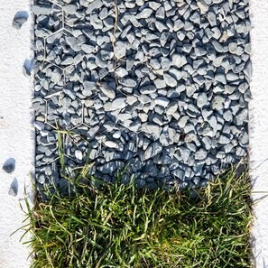 Ciottoli grigio scuro, 0-1 cm KG