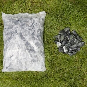 Ciottoli Verde Marmo, 1-2 cm Sacco 20 kg