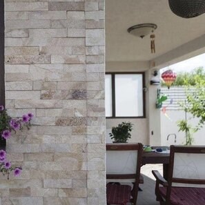 Ardesia Rhodos Natur, 5 cm x LL | Pietra decorativa - Piastrelle verticali, Outdoor-Indoor