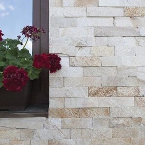 Ardesia Rhodos Natur, 5 cm x LL | Pietra decorativa - Piastrelle verticali, Outdoor-Indoor