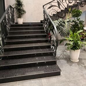 Granito Black Pearl Polisat 2 cm - Piani, gradini, smalti e parti personalizzate