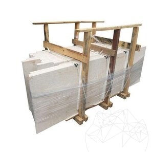 Pezzi personalizzati Pietra arenaria lucidata (piani di lavoro / gradini / smalti), 2 cm (solo per interni)