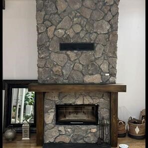 Exterior Stone Cladding Travertino Rock Face Brown