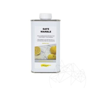 Kit professionale "Safe Marble", 100 ML: protezione anticorrosiva (limone, vino, succo di frutta, aceto ecc.) per la pietra naturale lucidata