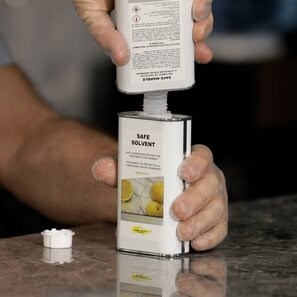 Kit professionale "Safe Marble", 100 ML: protezione anticorrosiva (limone, vino, succo di frutta, aceto ecc.) per la pietra naturale lucidata