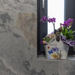 Pietra flessibile Slate SKIN Ultra-Flex 2mm - Autumn White, 185 x 61 cm| Pietra per pareti, mobili