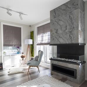 Pietra flessibile Slate SKIN Ultra-Flex 2mm - Autumn White, 185 x 61 cm| Pietra per pareti, mobili