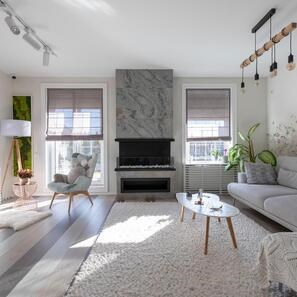 Pietra flessibile Slate SKIN Ultra-Flex 2mm - Autumn White, 185 x 61 cm| Pietra per pareti, mobili