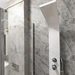 Pietra flessibile Slate SKIN Ultra-Flex 2mm - Autumn White, 185 x 61 cm| Pietra per pareti, mobili