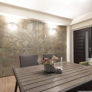 Pietra flessibile Slate SKIN Ultra-Flex 2mm - Tan, 244 x 122 cm | Pietra per pareti, mobili, facciate e aree umide