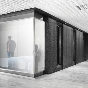 Splendor Black Oblique Design, 280 x 25 x 2 CM