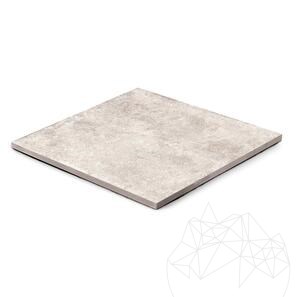 Pietra sinterizzata L'ALTRA PIETRA Tegel Antico Bianco, 90 X 90 X 2 cm, R11 - Antiscivolo per uso esterno