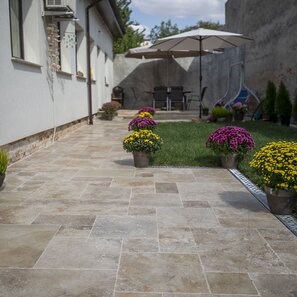 Travertino Classic French Pattern Set anticato, 3 cm