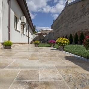 Travertino Classic French Pattern Set anticato, 3 cm
