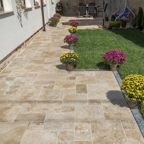 Travertino Classic French Pattern Set anticato, 3 cm