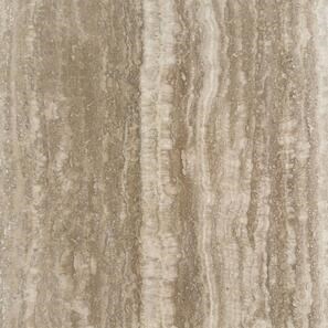 Tappetino di travertino classico tagliato a onda, 61 x 30,5 x 1,2 cm