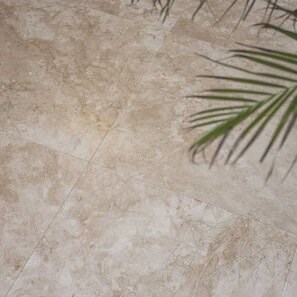 Travertino Classic Cross Cut Mat PREMIUM, 61 x 61 x 1,2 cm