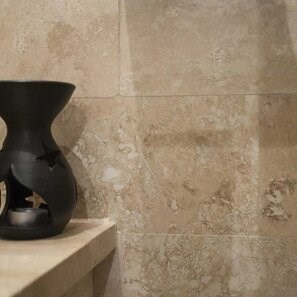 Travertino Classic PREMIUM Cross Cut Polisat, 40,6 x 20,3 x 1,2 cm