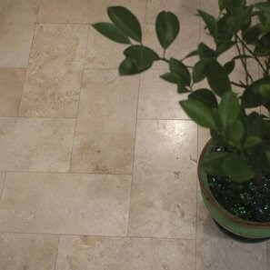 Travertino Classic PREMIUM Cross Cut Polisat, 40,6 x 20,3 x 1,2 cm