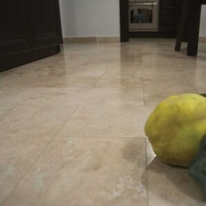Travertino Classic PREMIUM Cross Cut Polisat, 40,6 x 20,3 x 1,2 cm