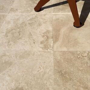 Travertino classico lucido PREMIUM 30,5 x 30,5 x 1,2 cm 