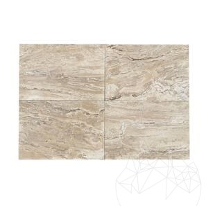 Striato Travertine Tumbled, 61x 40.6 x 3 cm