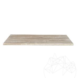 Striato Travertine Tumbled & 1 Lenght Bullnose, 122 x 40.6 x 3 cm