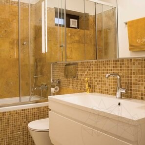 Travertino giallo Cross Cut Polisat, 61 x 30,5 x 1,2 cm