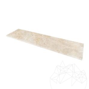 Gradino in marmo Crema Royal lucido, 120 x 30 x 2 cm