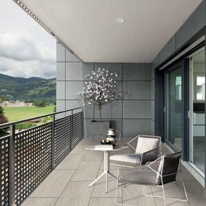 Pietra sinterizzata L'ALTRA PIETRA Di Vals Silver, 40 X 80 X 2 cm, R11 - Antiscivolo per uso esterno