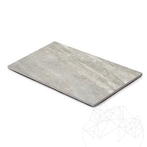 Pietra sinterizzata L'ALTRA PIETRA Vesuvio Chiaro, 60 X 90 X 2 cm, R11 - Antiscivolo per uso esterno