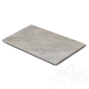 Pietra sinterizzata L'ALTRA PIETRA Vesuvio Grigio, 60 X 90 X 2 cm, R11 - Antiscivolo per uso esterno