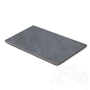 Pietra sinterizzata L'ALTRA PIETRA Vesuvio Scuro, 60 X 90 X 2 cm, R11 - Antiscivolo per uso esterno