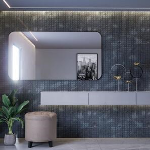 Lastra di Granito Black Forest Grid Design 2CM