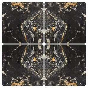 Lastra Marmo Nero Picasso Lucido, 2 cm